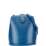 Blue Leather Louis Vuitton Cluny