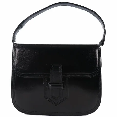 Black Leather Saint Laurent Shoulder Bag