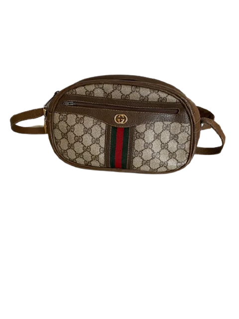 Brown Coated canvas  Gucci Crossbody Bag
