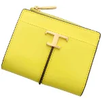 Yellow Leather Tod's Wallet