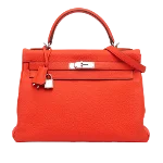 Orange Leather Hermès Kelly