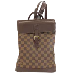 Brown Canvas Louis Vuitton Soho Backpack