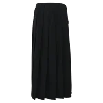 Black Wool Comme des Garçons Skirt