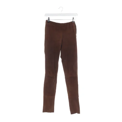 Brown Leather Arma Pants