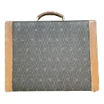 Brown Coated canvas Dior Briefcase