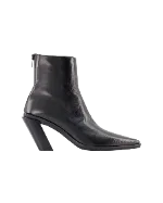 Black Leather Ann Demeulemeester Boots