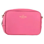 Pink Leather Valentino Pouch