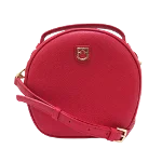 Red Leather Furla Crossbody Bag