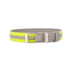 Grey Leather Issey Miyake Belt