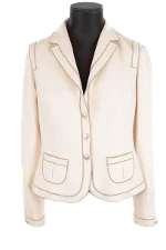 Beige Wool Paule Ka Jacket