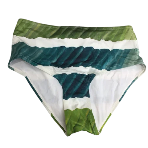 Green Fabric Chanel Swimwear