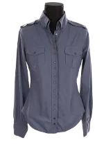 Blue Cotton Pinko Shirt