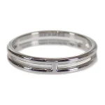 Silver Metal Hermès Ring