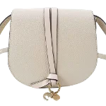 White Leather Chloé Crossbody Bag