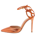 Orange Leather Gianvito Rossi Sandals