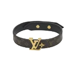 Brown Canvas Louis Vuitton Bracelet