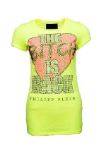 Yellow Cotton Philipp Plein Shirt