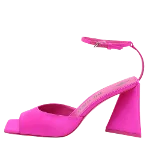 Pink Satin The Attico Sandals