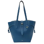 Blue Leather Furla Tote