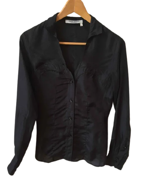 Black Fabric Saint Laurent Shirt