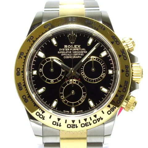 Silver Yellow Gold Rolex Watch