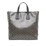 Black Fabric Goyard Tote