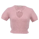 Pink Wool Self Portrait Sweater