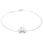 Silver White Gold Van Cleef and Arpels Bracelet