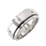 Silver White Gold Piaget Ring