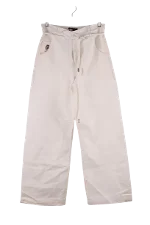 White Cotton Tommy Hilfiger Pants