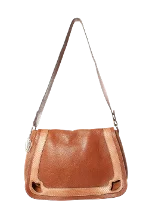 Brown Leather Cartier Shoulder Bag