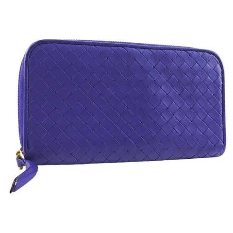 Purple Leather Bottega Veneta Wallet