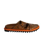 Brown Leather Dries Van Noten Sandals