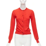 Red Cashmere Louis Vuitton Cardigan