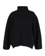 Black Wool Totême Sweater