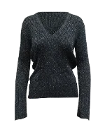 Navy Viscose Chloé Sweater