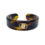 Brown Plastic Salvatore Ferragamo Bracelet