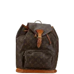 Brown Leather Louis Vuitton Montsouris