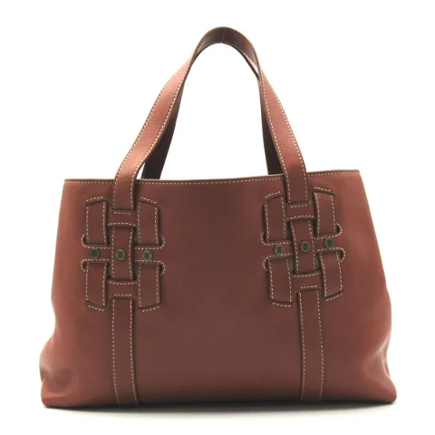 Brown Leather Celine Tote