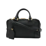 Black Leather Loewe Amazona