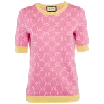 Pink Fabric Gucci Top