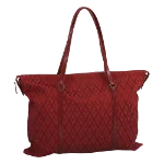 Red Canvas Valentino Tote