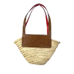 Beige Raffia Christian Louboutin Handbag