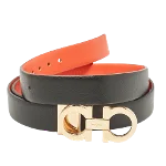 Orange Leather Salvatore Ferragamo Belt