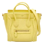 Yellow Leather Celine Luggage