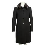 Black Wool Prada Coat