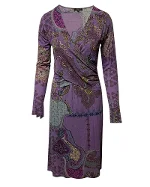 Purple Wool Etro Dress