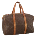 Brown Canvas Louis Vuitton Travel Bag