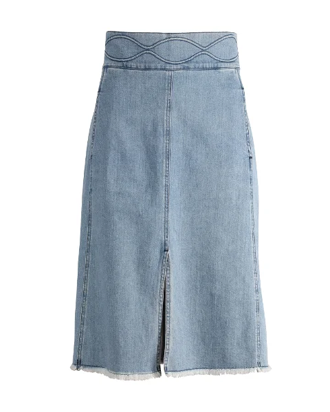 Blue Cotton Chloé Skirt