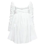 White Cotton Khaite Dresses